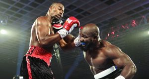 Late replacement Carlos Takam registered a comfortable points win over Jerry Forrest in Las Vegas Photo Credit: Mikey Williams/Top Rank