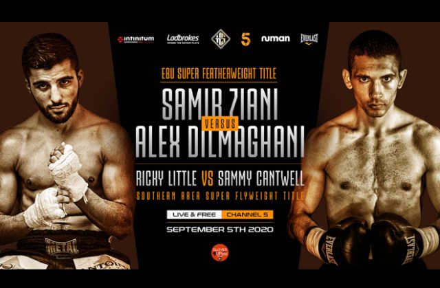 Sam Cantwell and Ricky Little will face off for the Southern Area title on the undercard of Alex Dilmaghani's European title tilt on September 15 Photo Credit: Hennessy Sports