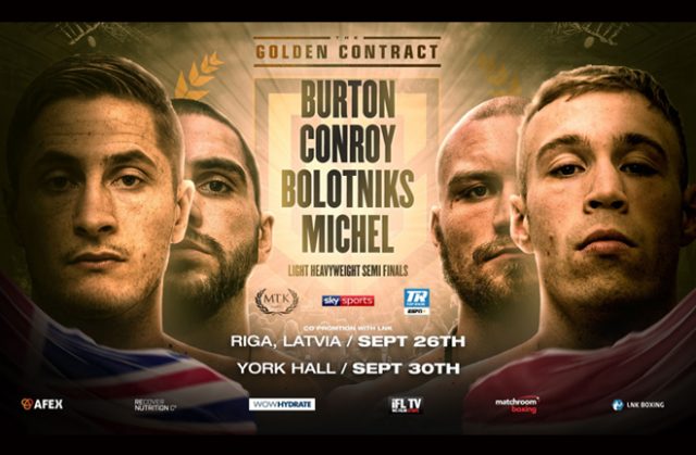 The MTK Golden Contract Light-Heavyweight semi-finals will take place on Sept 26 & 30 Photo Credit: MTK Global