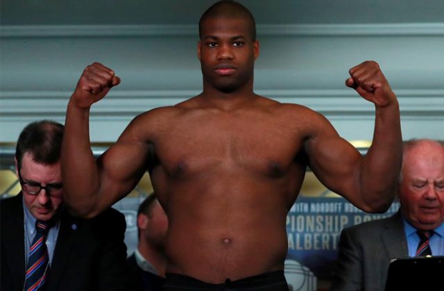 Daniel Dubois weighed in two stone heavier than Ricardo Snijders ahead of their clash on Saturday