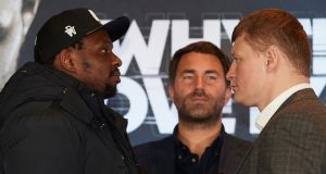 Dillian Whyte will put his WBC mandatory position at stake against Alexander Povetkin on Saturday Photo Credit: Matchroom Boxing