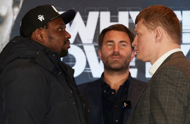 Dillian Whyte will put his WBC mandatory position at stake against Alexander Povetkin on Saturday Photo Credit: Matchroom Boxing