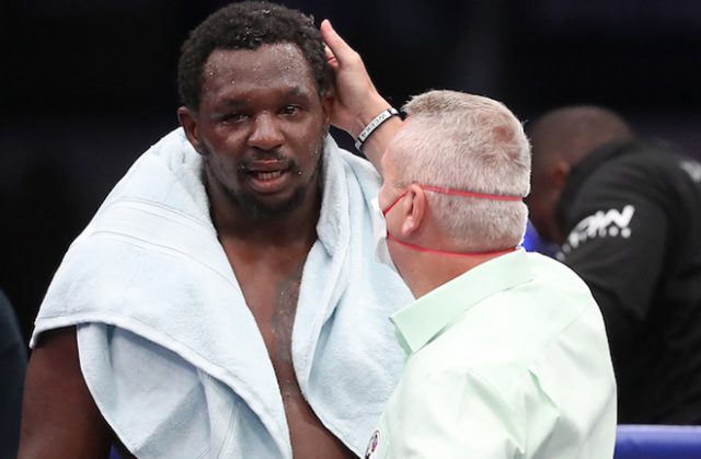 Dillian Whyte has vowed to gain revenge over Alexander Povetkin in rematch later this year Photo Credit: Mark Robinson/Matchroom Boxing