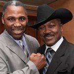 Father and son, Joe and Marvis Frazier. Photo Credit: Listal.com