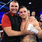 Kavaliauskas alongside long-standing manager Egis Klimas Photo Credit: Top Rank