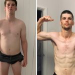 McGowan’s body transformation over the course of the year as he started to get his life back on track. Photo Credit: Twitter / @Macaulaymcgowan