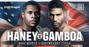 Devin Haney makes a second defence of his WBC Lightweight world title against Yuriorkis Gamboa on November 7 Photo Credit: Matchroom Boxing