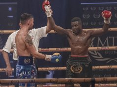 Ohara Davies settled his grudge with Tyrone McKenna to claim the MTK Golden Contract Photo Credit: Scott Rawsthorne / MTK Global