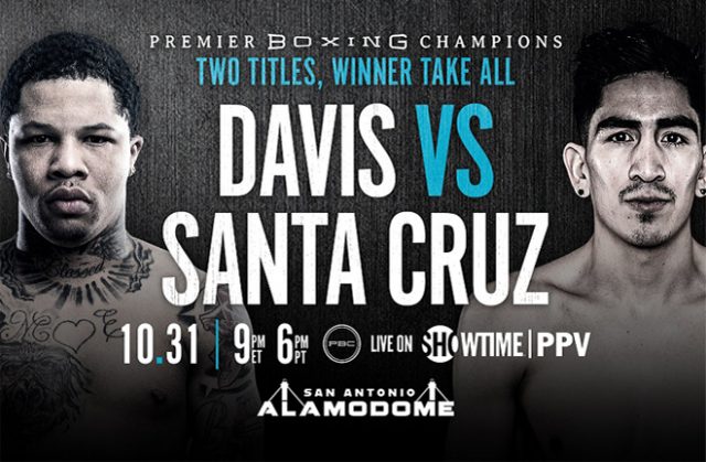 Gervonta Davis faces Leo Santa Cruz on October 31