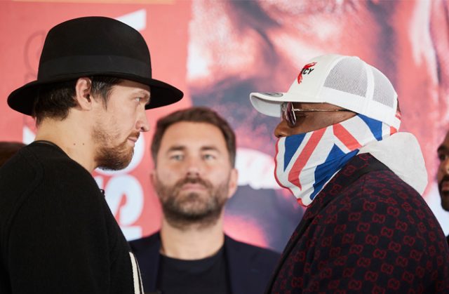 Oleksandr Usyk faces Derek Chisora at The SSE Arena on Saturday Photo Credit: Mark Robinson/Matchroom Boxing