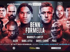 Conor Benn headlines against former Shawn Porter foe Sebastian Formella on November 21