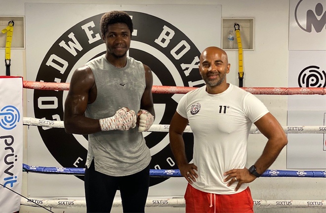 Lerrone Richards linked up with trainer Dave Coldwell in June