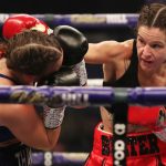 Terri Harper proved too strong for mandatory challenger Katharina Thanderz Photo Credit: Mark Robinson/Matchroom Boxing