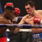 Thomas Whittaker-Hart moved to five unbeaten with a gutsy win over Jermaine Springer Photo Credit: Mark Robinson/Matchroom Boxing