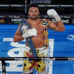 Joe Joyce was crowned British, Commonwealth and European heavyweight champion after a stunning tenth round stoppage win over Daniel Dubois in London on Saturday Photo Credit: Round ‘N’ Bout Media/Queensberry Promotions