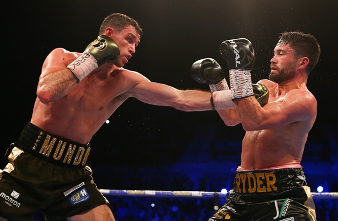 Smith defended his world titles against John Ryder last November Photo Credit: Mark Robinson/Matchroom Boxing