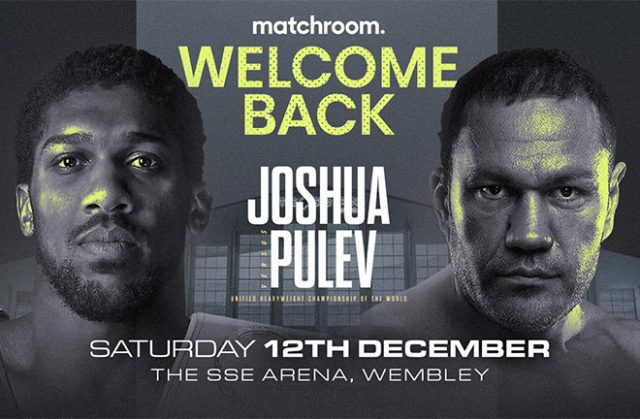 1000 Fans to Attend Anthony Joshua vs Kubrat Pulev