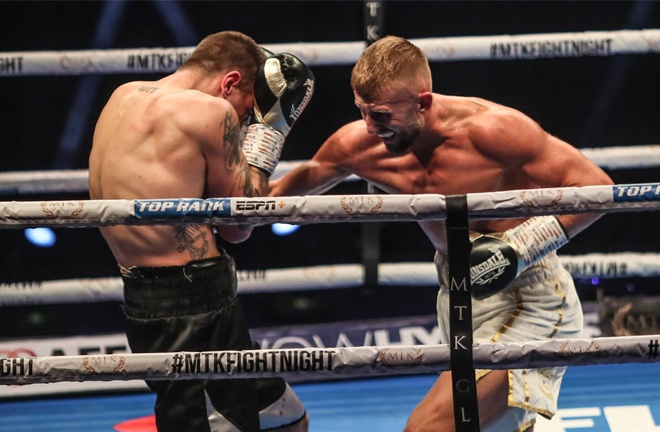 Edmondson saw off Scott Williams over the distance last month Photo Credit: Scott Rawsthorne/MTK Global