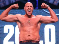 Tyson Fury could be ringside on Saturday Photo Credit: Mikey Williams/Top Rank