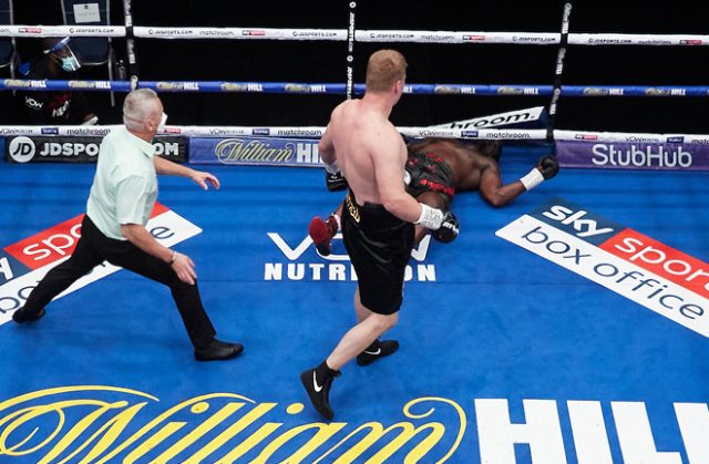 Alexander Povetkin's stunning knockout of Dillian Whyte was one of the stoppages of 2020 Photo Credit: Mark Robinson/Matchroom Boxing