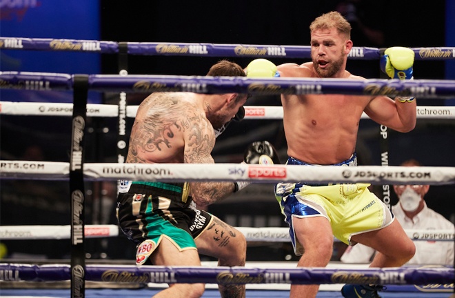 Saunders is believed to have a style which could the likes of Canelo and Golovkin Photo Credit: Mark Robinson/Matchroom Boxing