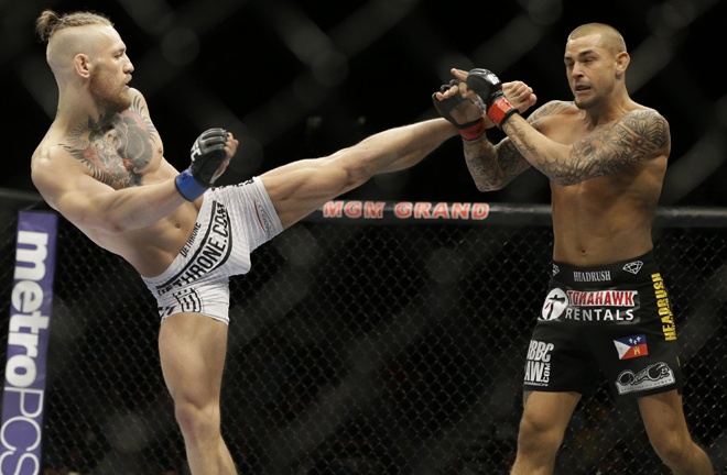 McGregor rematches Dustin Poirier at UFC 257 on January 24 Photo Credit: John Locher/Associated Press