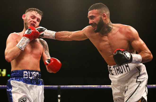 Tomlinson stopped Stewart Burt in nine rounds in Sheffield in February Photo Credit: Dave Thompson/Matchroom Boxing