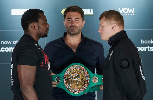 Dillian Whyte meets Alexander Povetkin for a second time on March 6 Photo Credit: Mark Robinson/Matchroom Boxing