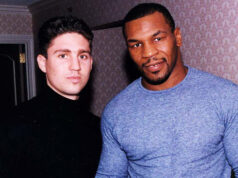 Peter Kahn alongside Mike Tyson, whom he worked with for his comeback fight against Peter McNeeley in 1995 Photo Credit: Fight Game Advisors