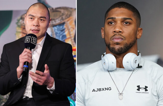 Zhilei Zhang is hopeful of facing Anthony Joshua in the future Photo Credit: Melina Pizano/Dave Thompson/Matchroom Boxing