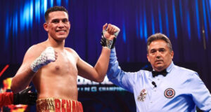 David Benavidez remained on course for another world title with victory over Ronald Ellis on Saturday Photo Credit: Amanda Westcott/SHOWTIME