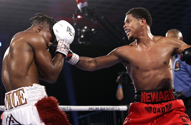 Stevenson dominated Toka Kahn Clary in December Photo Credit: Mikey Williams/Top Rank via Getty Images