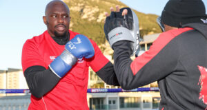 Dillian Whyte looks for revenge against Alexander Povetkin in Gibraltar tonight Photo Credit: Mark Robinson/Matchroom Boxing