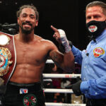 Andrade made a fourth successful defence of his WBO title and Promoter Eddie Hearn called for a unification Photo Credit: Ed Mulholland/Matchroom