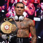 Conor Benn will look forward to a big 2021 after retaining his WBA Continental Welterweight title with a first round stoppage of Samuel Vargas Photo Credit: Dave Thompson/Matchroom Boxing