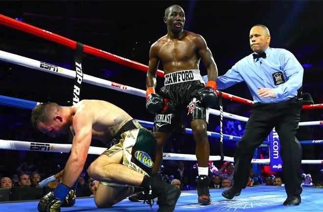 WBO Welterweight champion, Terence Crawford stopped him in nine rounds in 2019 Photo Credit: Mikey Williams/Top Rank
