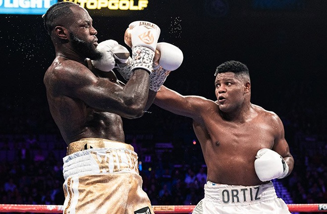 Ortiz's only losses have come to Deontay Wilder Photo Credit: Ryan Hafey/Premier Boxing Champions