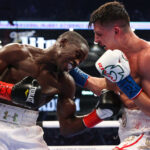 Souleymane Cissokho edged past Kieron Conway by split decision to claim the WBA Inter-Continental Super Welterweight title Photo Credit: Ed Mulholland/Matchroom