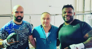 Bogdan Dinu has been sparring with Jarrell Miller ahead of his fight with Daniel Dubois Photo Credit: Instagram @bogdandinu1