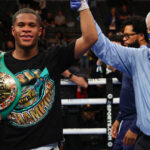 Devin Haney defended his WBC Lightweight world title with a unanimous decision win over Jorge Linares in Las Vegas on Saturday Photo Credit: Ed Mulholland/Matchroom