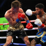 Mosley Jr overcame Cristian Olivas in February Photo Credit: Tom Hogan-Hoganphotos/Golden Boy