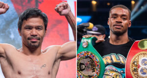 Manny Pacquiao clashes with unified Welterweight world champion Errol Spence Jr on August 24 in Las Vegas Photo Credit: Pro Boxing Fans/Ryan Hafey/Premier Boxing Champions