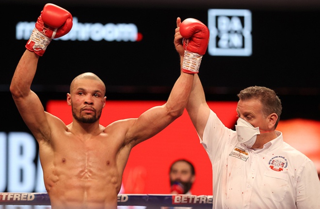 Parker would be open to a fight with domestic rival Chris Eubank Jr.  Photo: Mark Robinson/Matchroom Boxing
