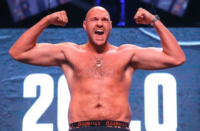 Fury started his training camp in Las Vegas.  Photo: Mikey Williams / Top Rank