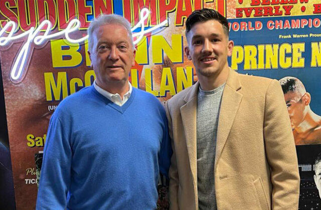 English Bantamweight champion, Liam Davies has inked a promotional deal with Frank Warren Photo Credit: Queensberry Promotions