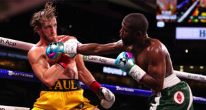 Floyd Mayweather and Logan Paul generated over 1m pay-per-view buys in the USA during their exhibition, according to reports Photo Credit: Amanda Westcott/SHOWTIME