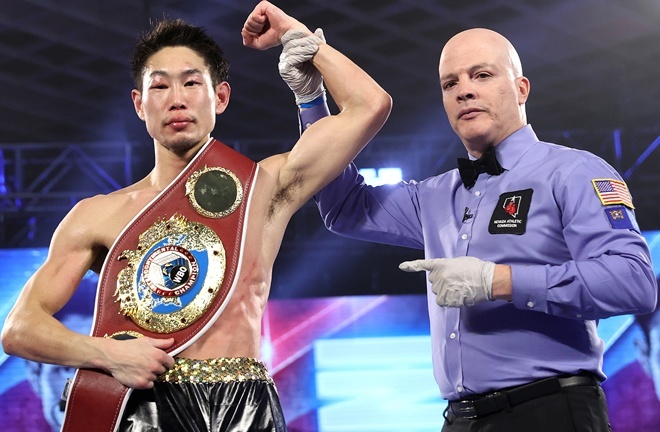 Nakatani claimed the WBO Inter-Continental Lightweight title with victory over Felix Verdejo in December Photo Credit: Mikey Williams/Top Rank via Getty Images