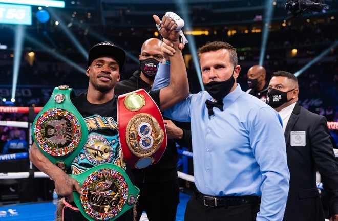 Spence puts his WBC and IBF titles on the line Photo Credit: Ryan Hafey/Premier Boxing Champions