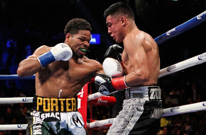 Granados went the distance in defeat to Shawn Porter in 2017 Photo Credit: Tom Casino/SHOWTIME