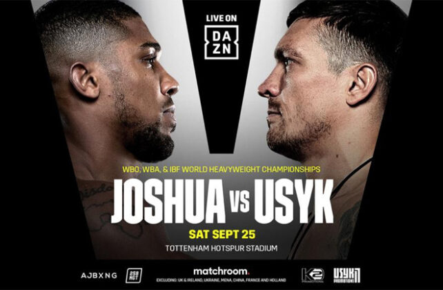 DAZN secures exclusive rights for Anthony Joshua-Oleksandr Usyk